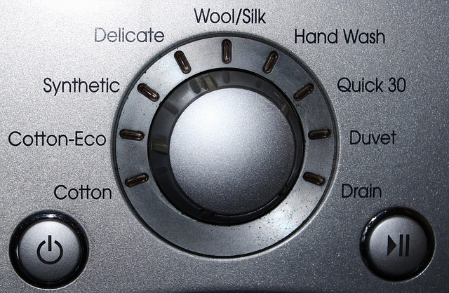 ovládací panel automatické pračky